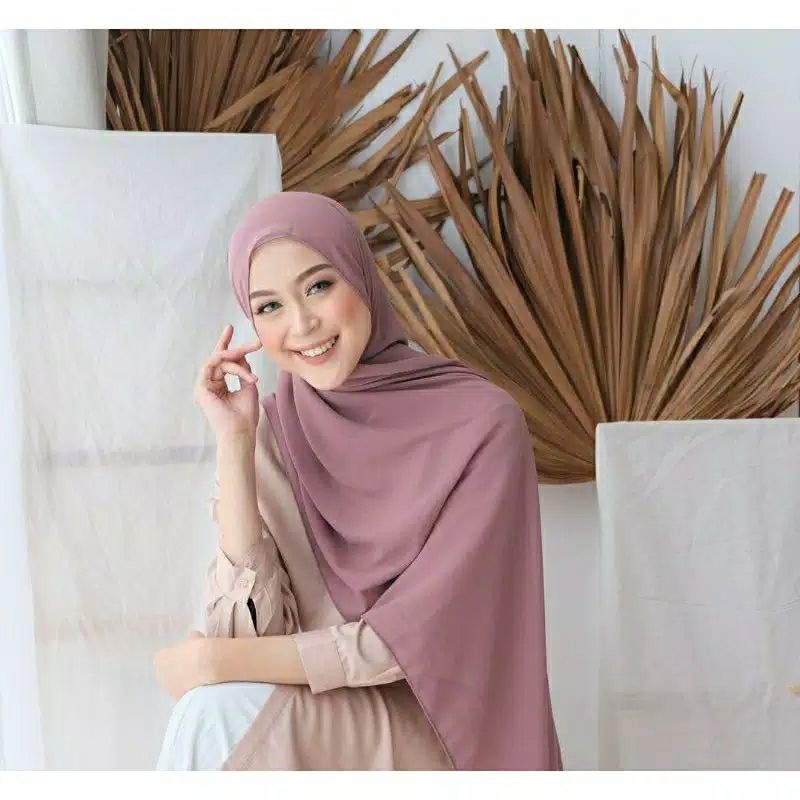 NUHA JILBAB PASHMINA CERUTY BABY DOLL PASMINA part 1