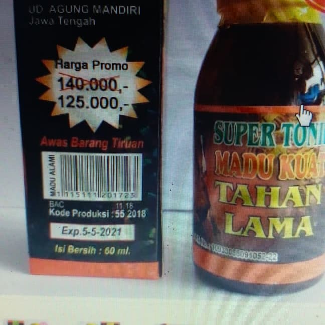 

Ge6012Gtb Madu Super Tonik/Madu Herbal Alami/Madu Tonik 6X Ds501Ghg