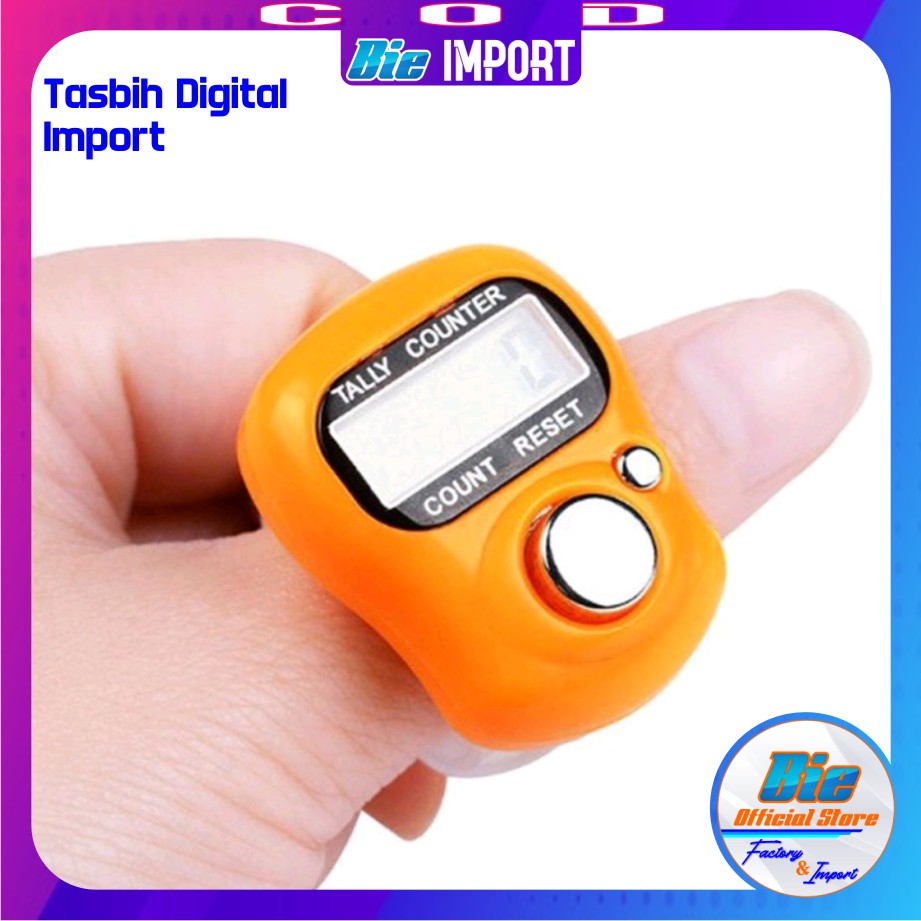 Tasbih Digital Mini LCD Impor Best Seller