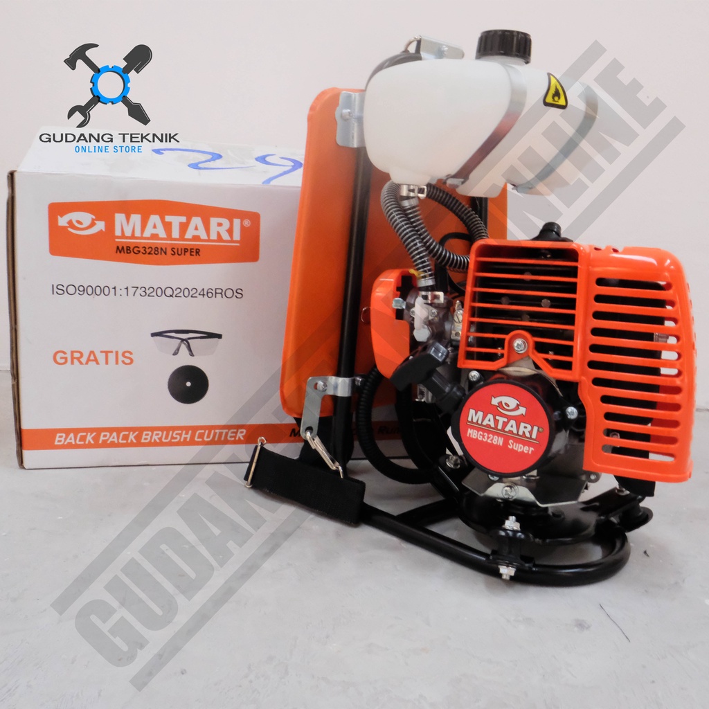 Mesin Potong Rumput Matari MBG 328 2tak- Brush Cutter MBG328 / Mesin Pemotong Padi Paddy Reaper