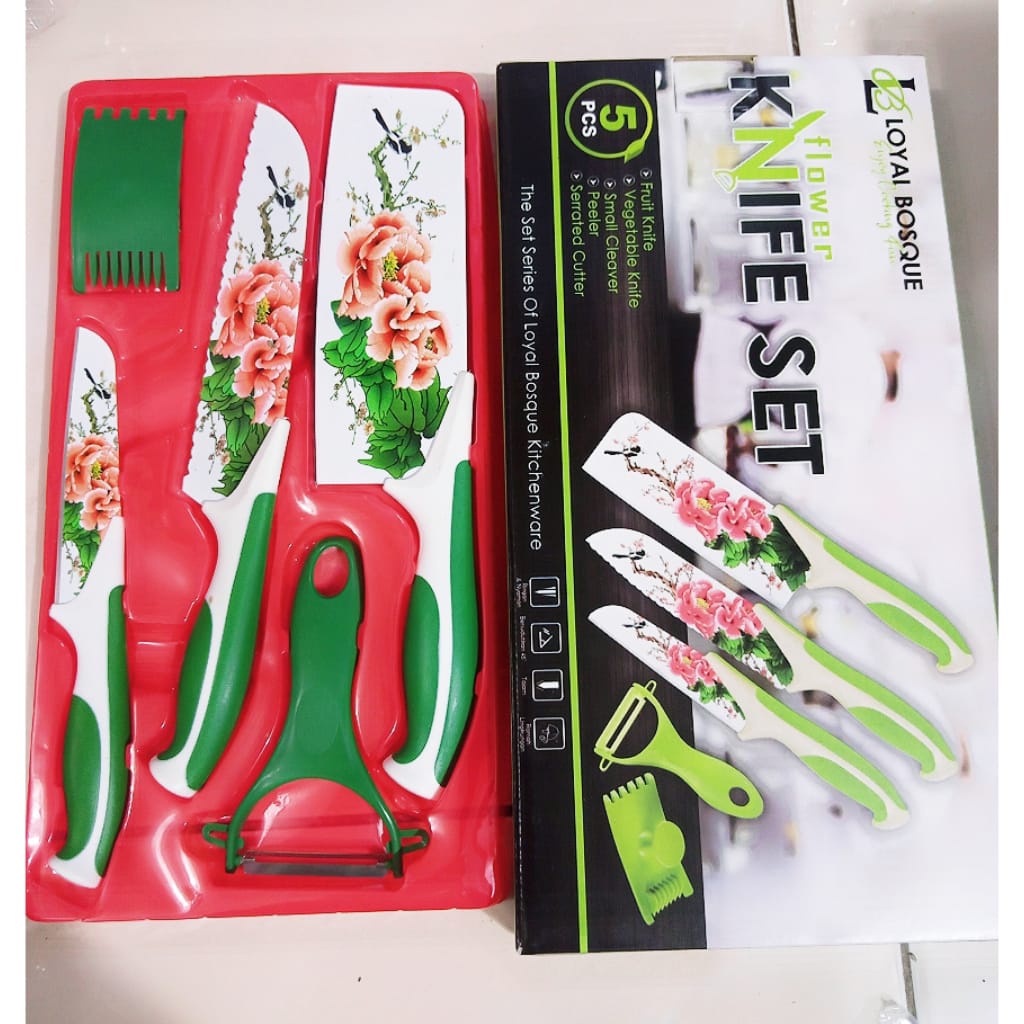 Pisau Set FLower loyal Bosque mURAh