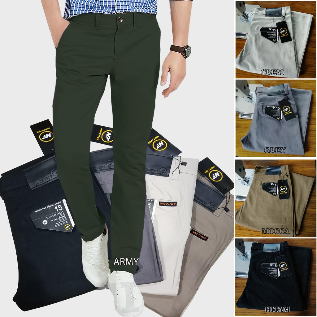  CELANA CHINO ORIGINAL  NF CHINOS  PANJANG PRIA DISTRO 