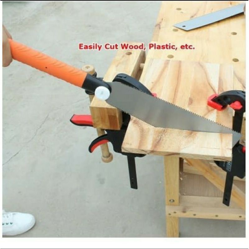 gergaji jepang double edge rip cut and cross cut