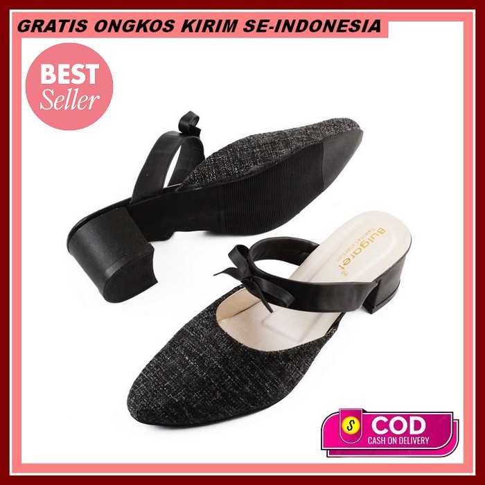 Op 01 Sandal Heels Wanita Hak Kaca Realpic Heels Wisuda Heels Wedding  High Heels Wanita Rajut Tali