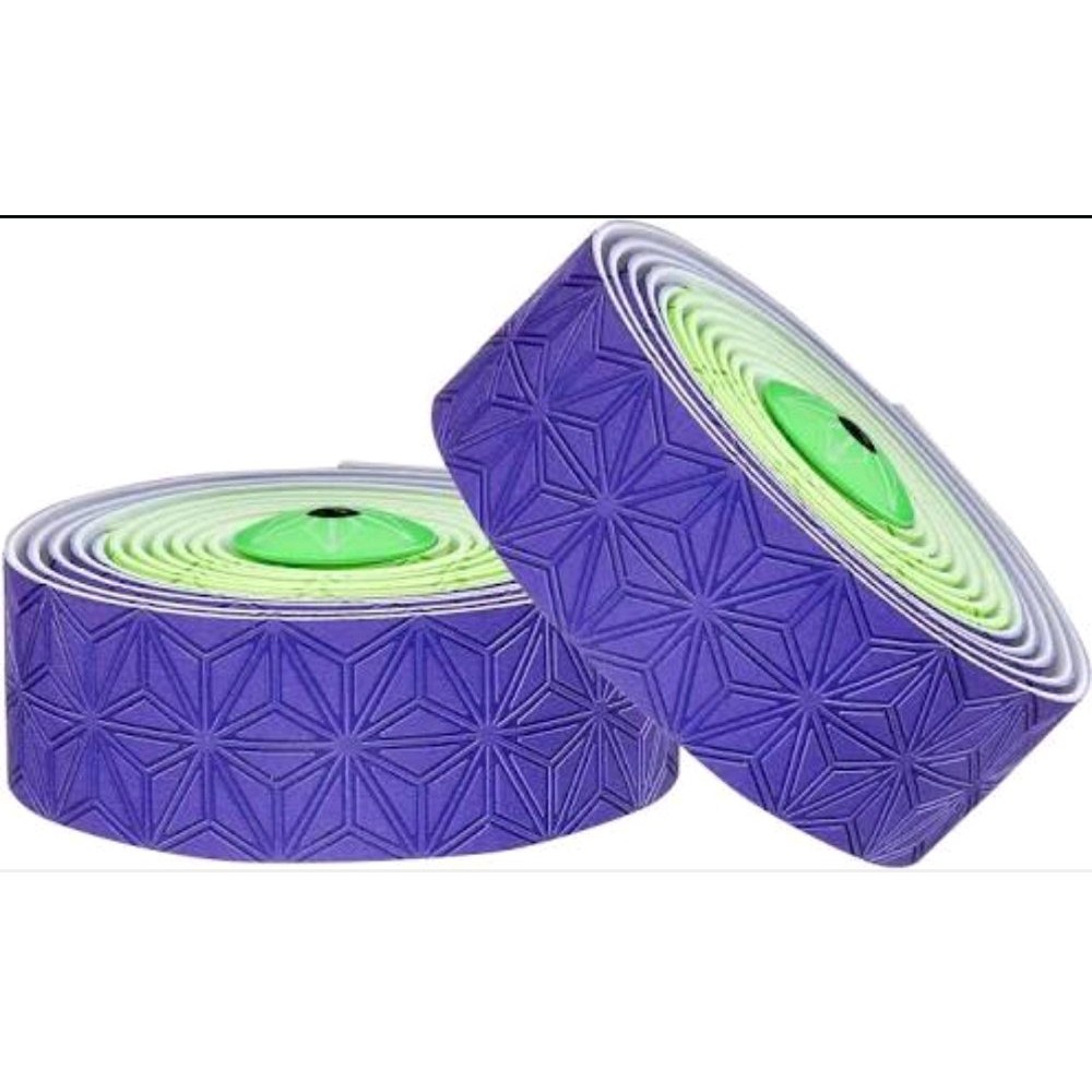 

baru .. bar tape supacaz super sticky multy colour neon green neon purple hijau