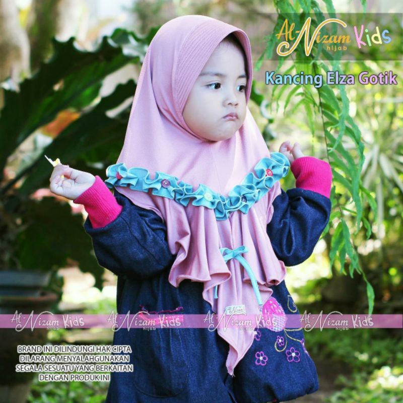 Hijab Anak Kancing Elza by Al-Nizam