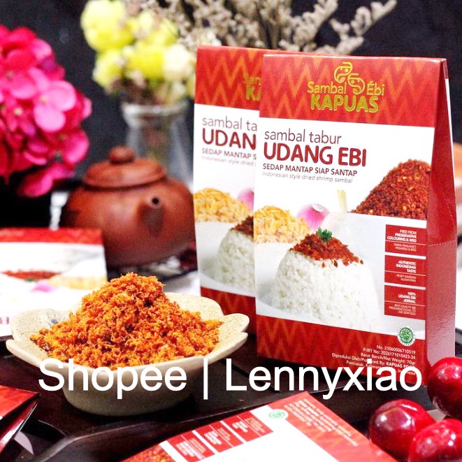 

SAMBAL TABUR UDANG EBI KAPUAS PONTIANAK - SAMBAL EBI HEBI