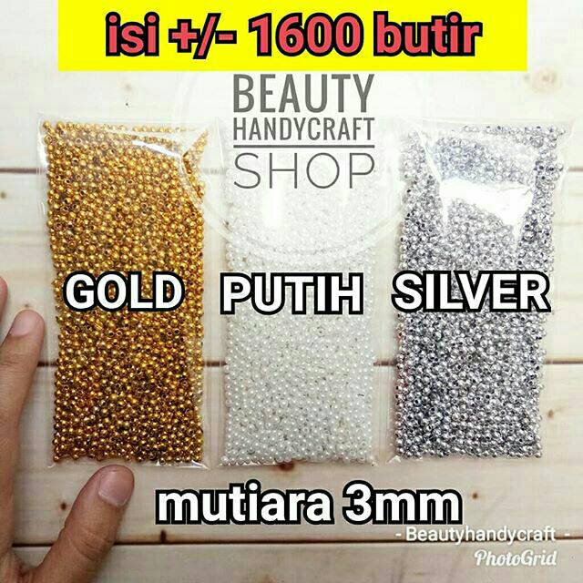 PAYET Mutiara 3mm per bks 20gr