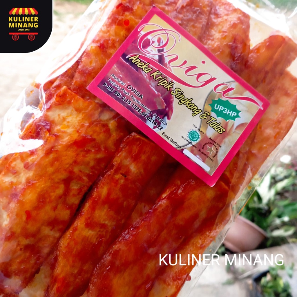 

Sanjai Balado Oviga (REKOMENDED) Oleh-Oleh Asli Cemilan Kampung Makanan Khas Payakumbuh Padang kabau Jajanan Snack Kuliner Minang Kabau AX00