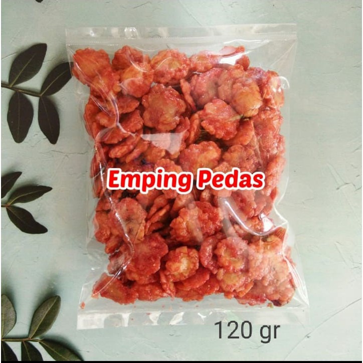 

Emping Pedas Manis Asin Cemilan Enak Camilan Nikmat Kemasan 120gr Murah