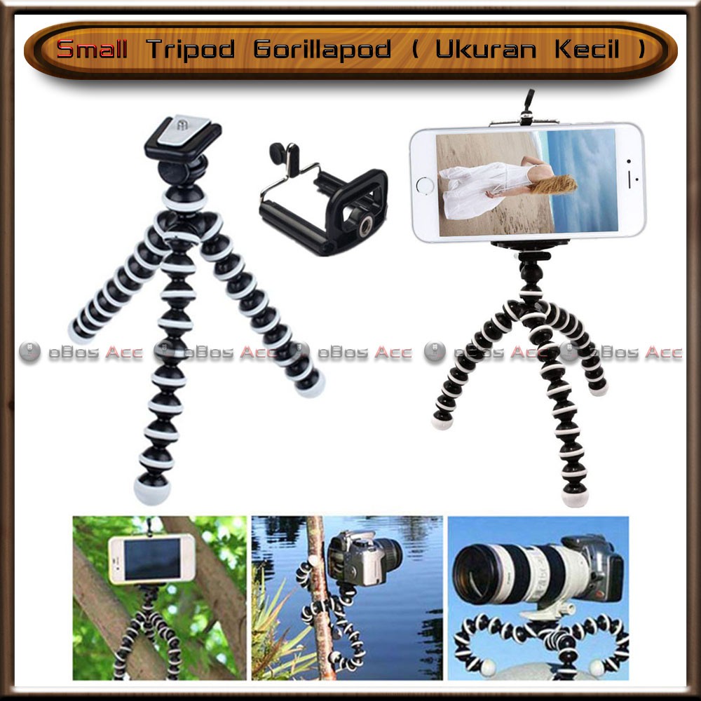 Tripod Gorillapod Gorilla Pod Small Tripot Hp Mini Kecil Handphone Camera Kamera