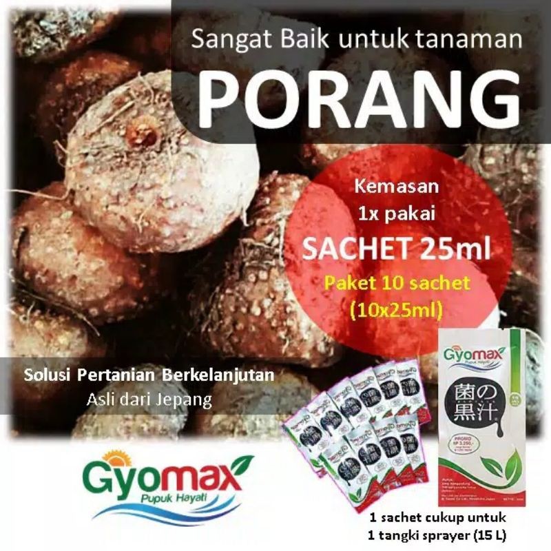 pupuk porang gyomax 10saset