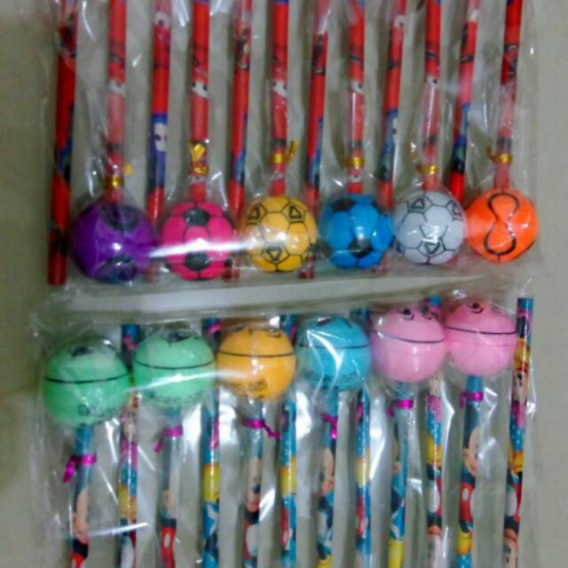 

Pensil dan Rautan Bentuk Bola