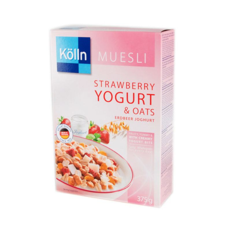 

KOLLN MUESLI STRAWBERRY YOGURT & OATS 375GR