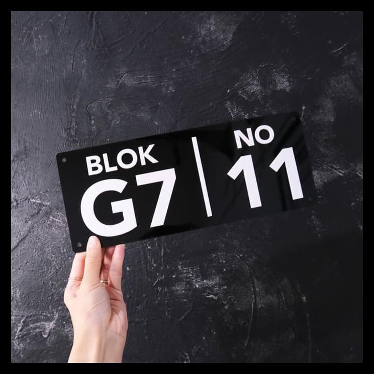 

Flash Sale Nomor Rumah Akrilik | 30 X 12 Cm | Nrm 03 - Dasar Hitam
