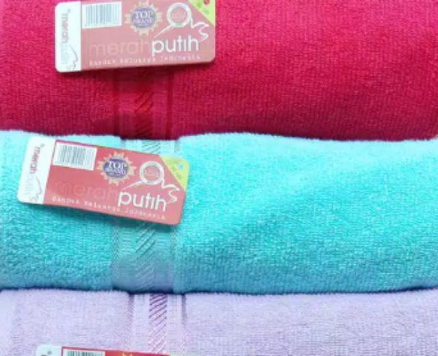 Handuk Merah Putih Tanggung 100 X 50 | Handuk Mandi | Handuk Merah Putih