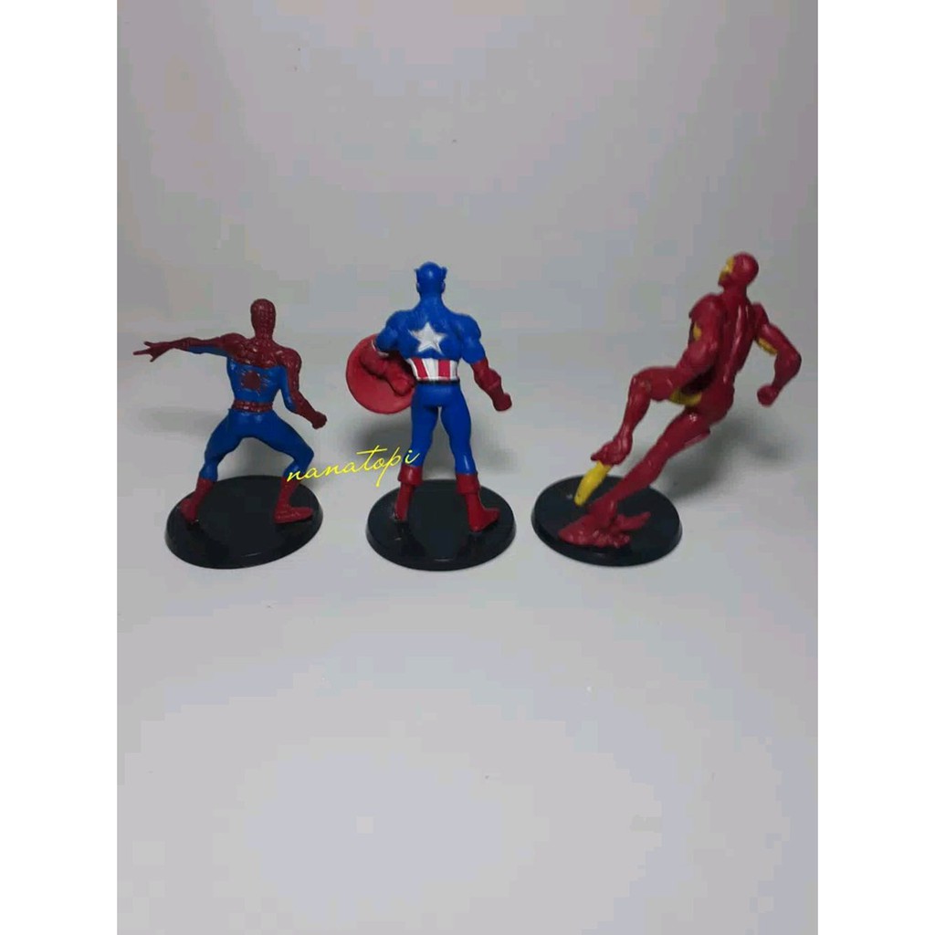Langsung Order Action Figure Avengers Spiderman Mini 5 cm perPCS