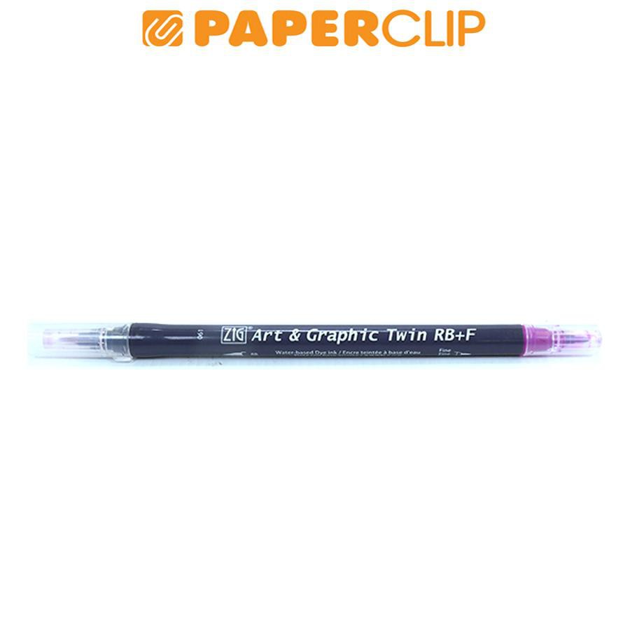 

PEN BRUSH ZIG KURETAKE ART & GRAPHIC TWIN RB+F TUT-95 061 PURPLE