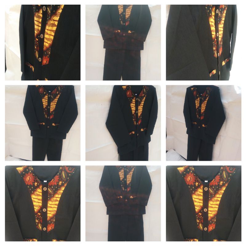 Jual (real pict) Stelan baju pangsi anak TK & SD/seragam pangsi anak