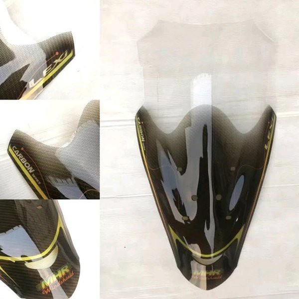 Windshield Winsild Kaca Depan Visor Motor Yamaha LEXI 125 /Lexi-125 MHR Racing Tebal 3mm Original