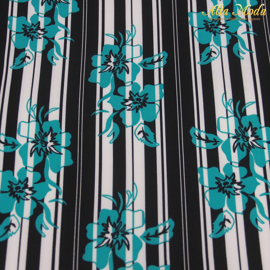 

Alta Moda Scuba Motif Stripe Bunga Tosca (1M)