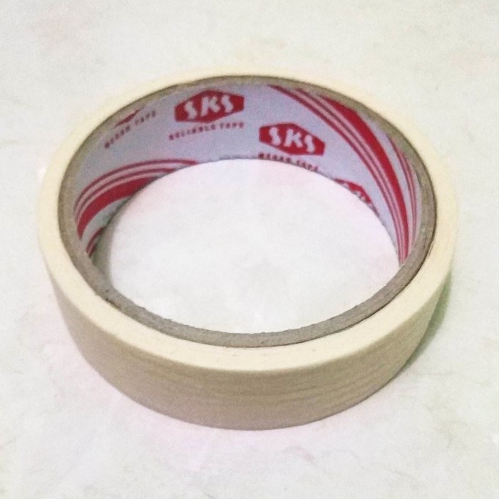 Lakban Kertas  2 Inch / 1 inch Solasi Kertas 24 mm &amp; 48 mm  x 90 yard