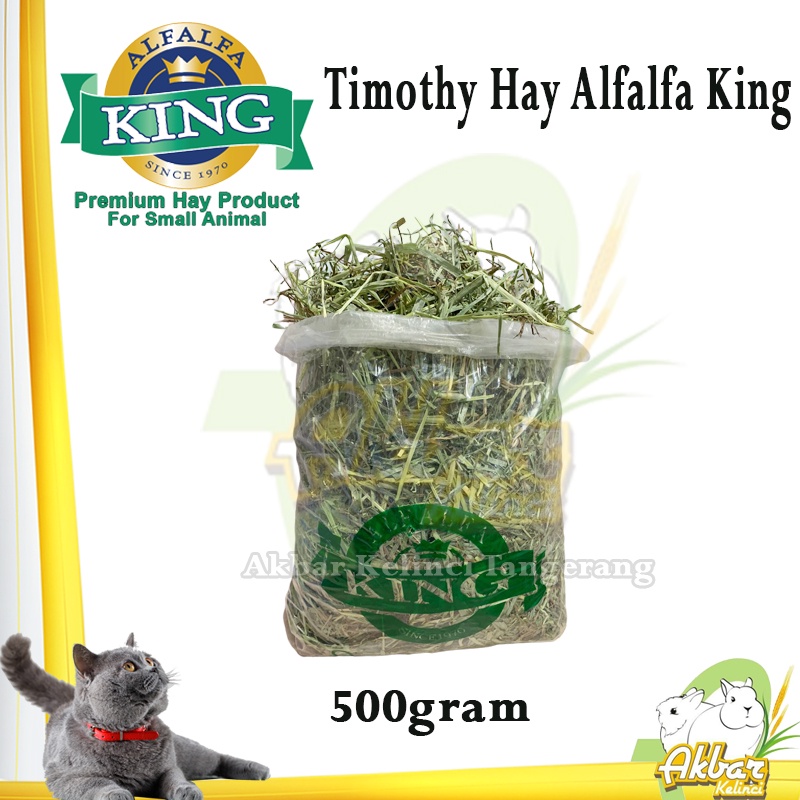 Timothy Hay 500 Gram AFK timothy King - Rumput Hay - Hay Kelinci - Hay Timothy King