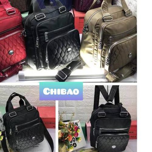 ☁ TAS CHIBAO BORDIR 3in1 "Large Size" Ransel/Selempang/Jinjing CB1850 ➮