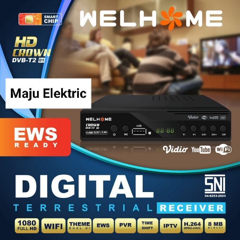 Set Top Box DVBT Matrix / Dongle Noise / Apple HD Digital Antena UHF DVB T2 Tv / Set Top Box v-22 DV