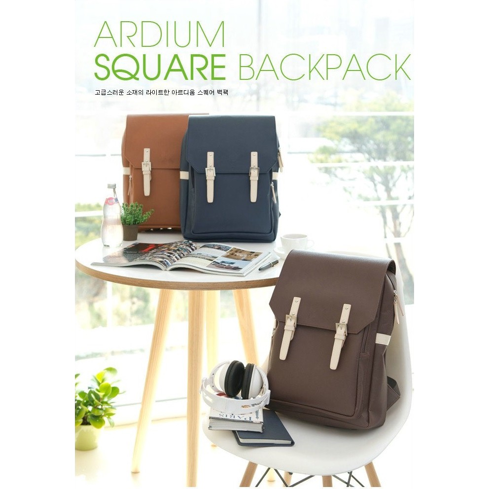 Ardium Unisex Backpack / tas punggung gendong import pria wanita