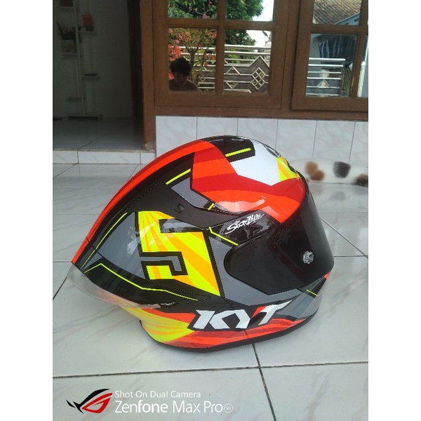 helm TTC jaume Masia size M slot intercom like new parah(VISOR CLEAR ONLY)