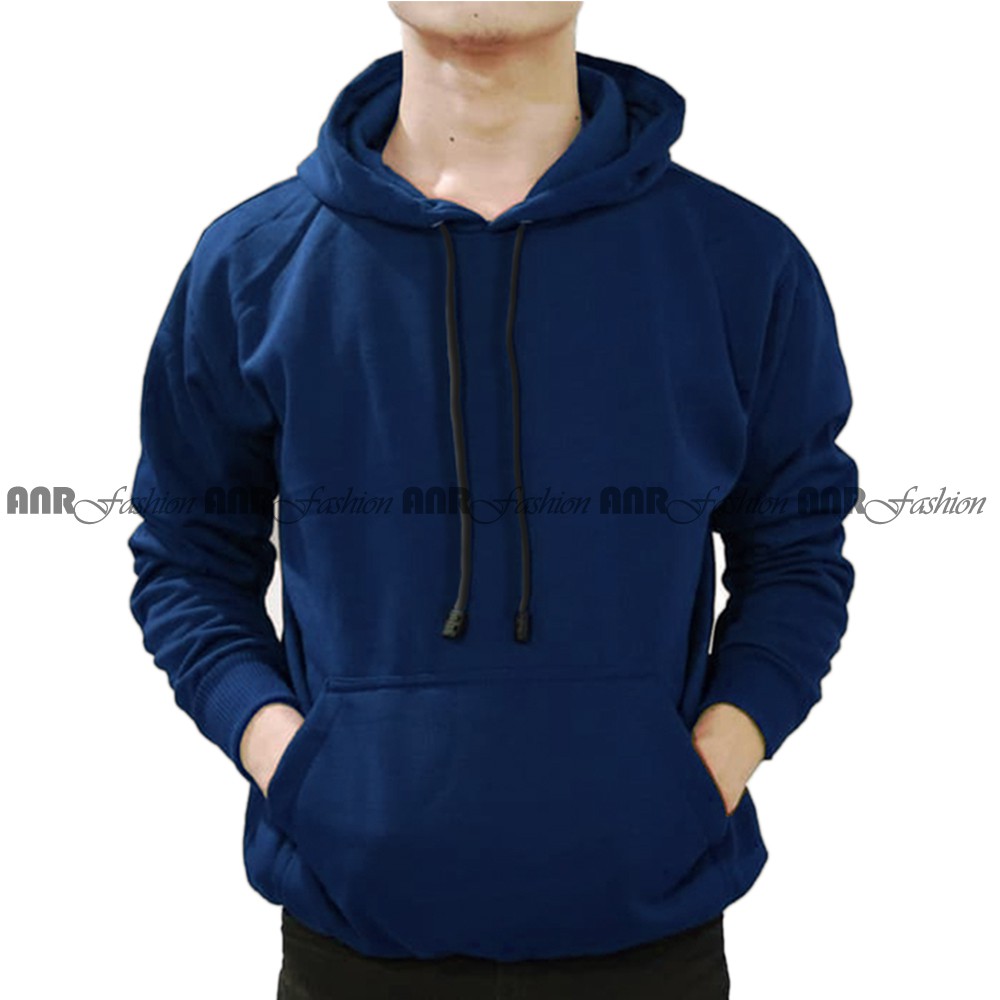 Hoodie Polos Pria - Jaket Hoodie Jumper Polos - Bahan Fleece