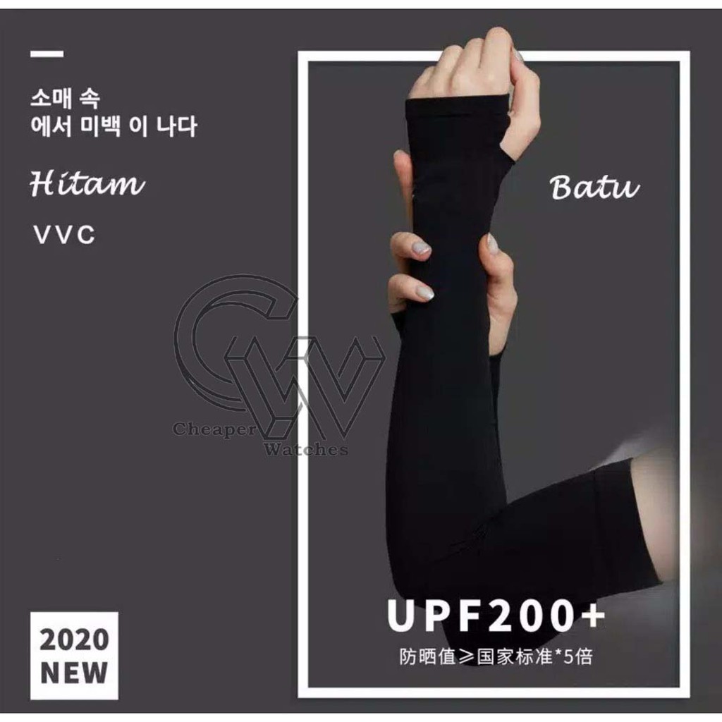 Cheaper-Sarung Tangan Lengan Manset Panjang Korea Anti Sinar UV Handsock Sport Unisex