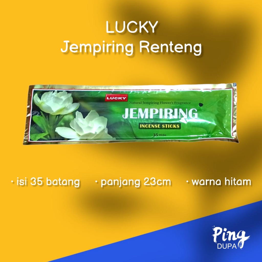 Dupa Jempiring Renteng Isi 35 Batang By Lucky India