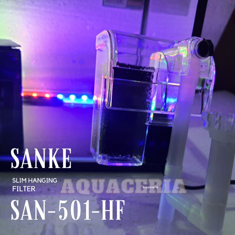 Filter gantung Aquarium 30-50cm SANKE SAN-501-HF Hang on filter Aquarium Mini 5Watt 280L/H