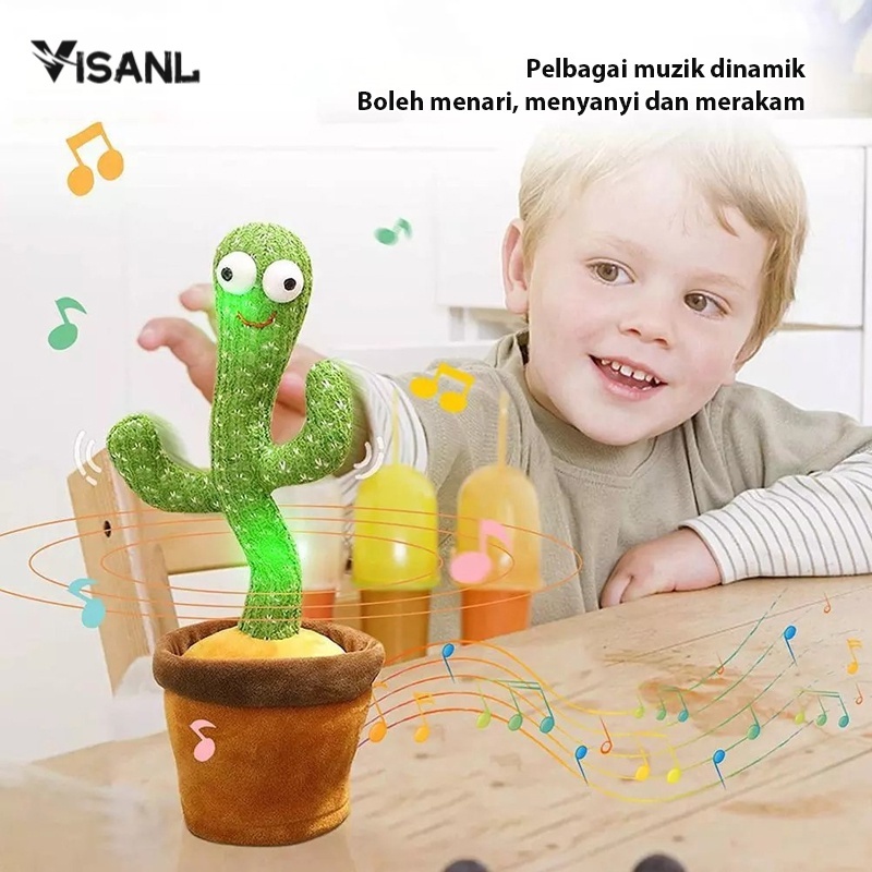 Dancing Cactus Bentuk Boneka Pintar boneka kaktus Dancing Mainan toy