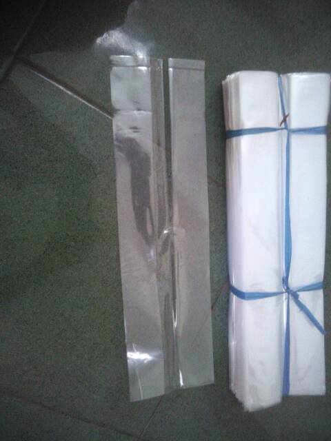 Plastik baglog jamur tiram jenis pp ukuran 0,4x18x35