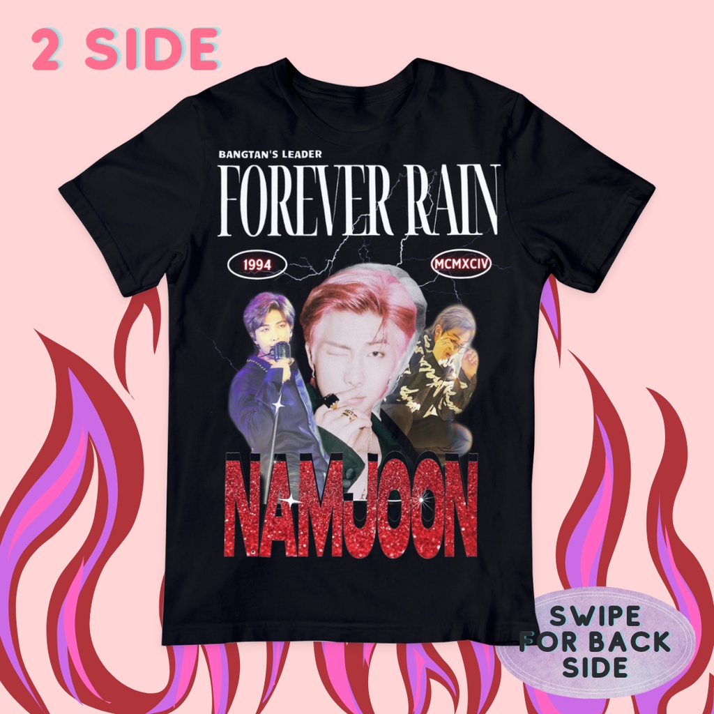 RAP TEE | KIM NAMJOON | FOREVER RAIN | KAOS BTS