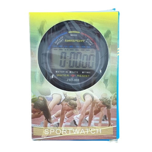 Sport Watch Timer Olahraga Taffsport Stop Watch Profesional ZSD-808 Taffware Stopwatch