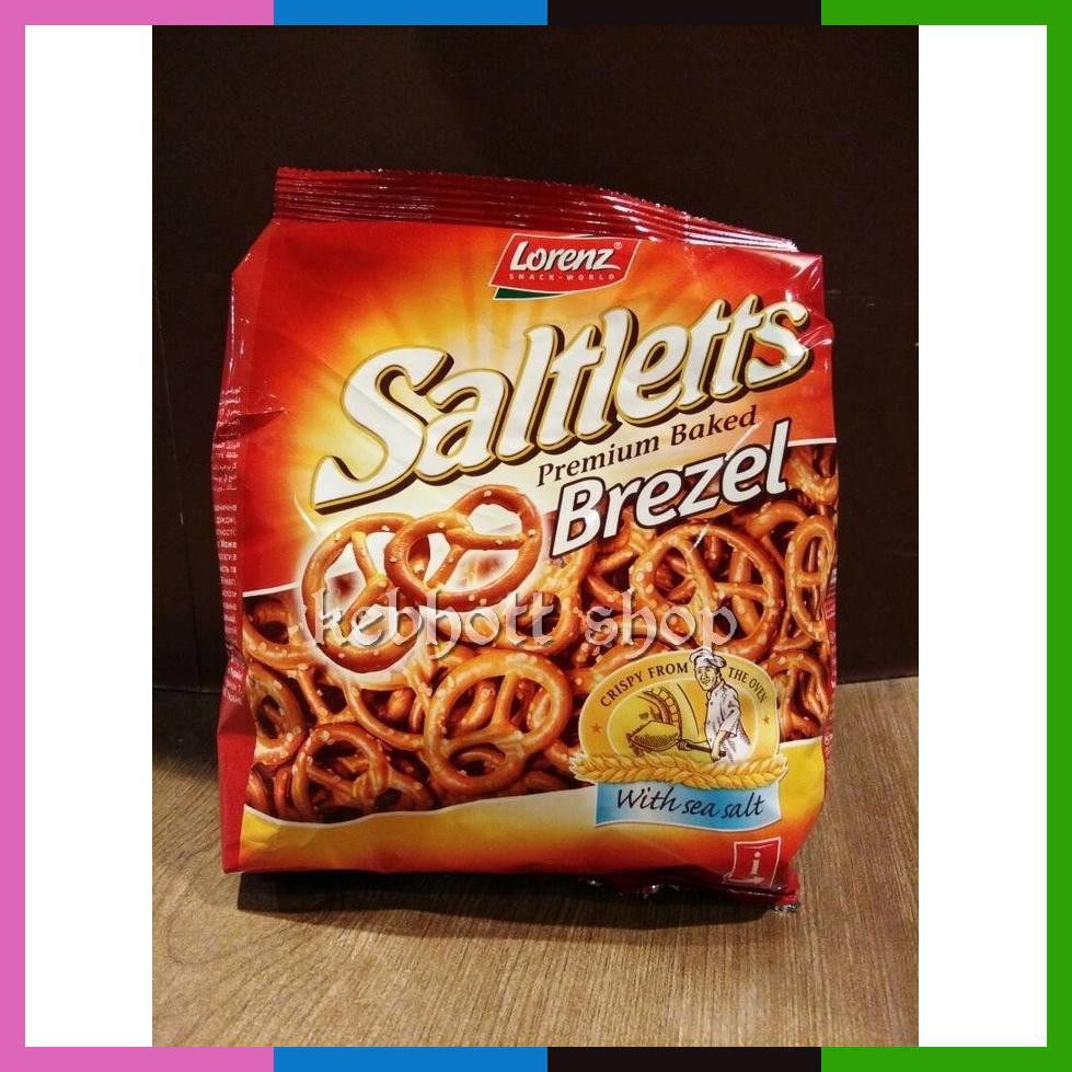 

Lorenz Saltletts Premium Baked Brezel Pretzel With Sea Salt 150 Gr