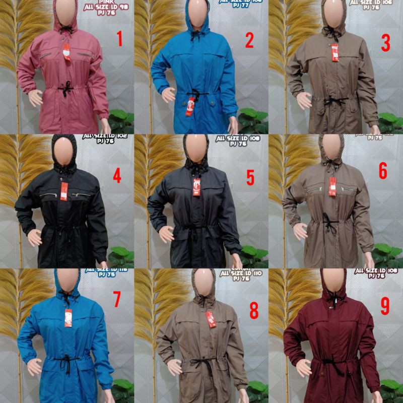 JAKET WANITA / JAKET PARASUT WANITA THIAGO
