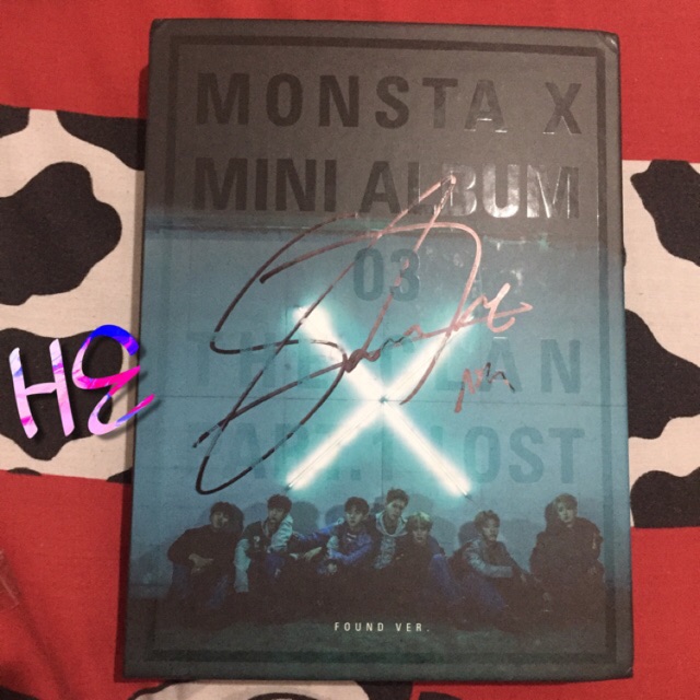 Monsta X The Clan Part 1 Found Ver. Shownu Signed [ALBUM ONLY]