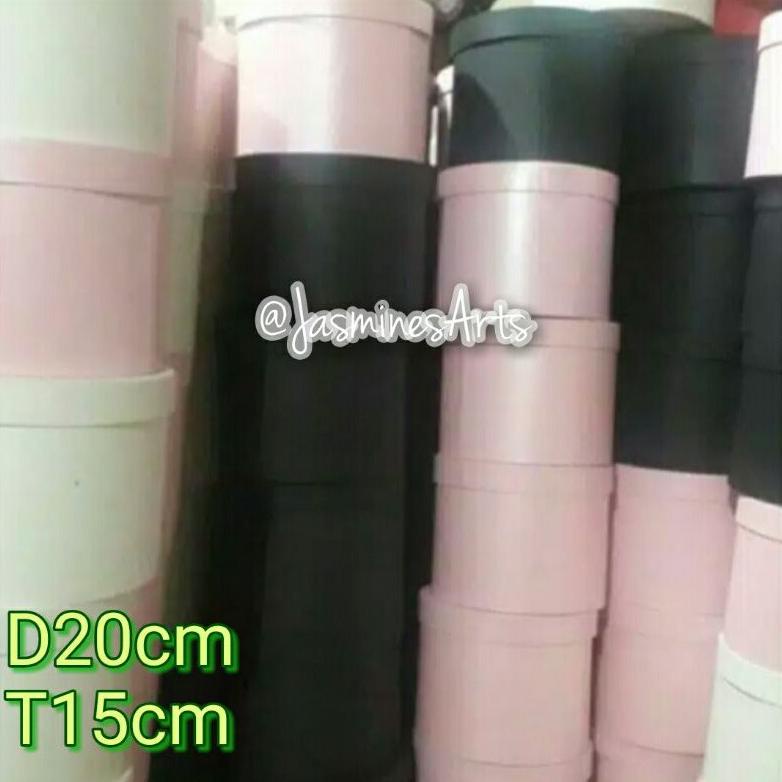 

Gift Box / Box Bulat / Round Flower Box / Bloom Box / Box Bunga D20 T15