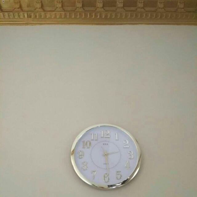 Jam Dinding Esa Zx-9364f Sweep Movement  Diameter 41,5 Cm Best Seller