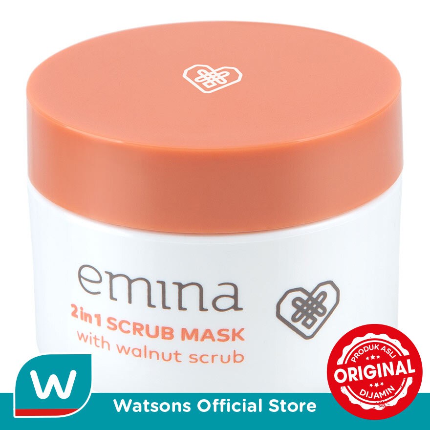 Emina 2 in 1 Scrub Mask 50ml