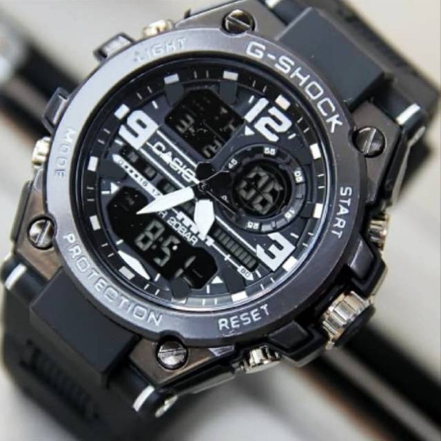 Jam Tangan Pria Casio GST8600 Water Resist Renang - Hitam lis Putih