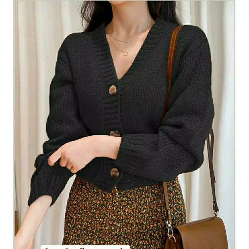 CARDI ZOEY RAJUT FASHION PAKAIAN WANITA OUTER EDHM