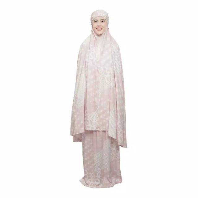 MUKENA TAZBIYA BATIK PARANG PINK