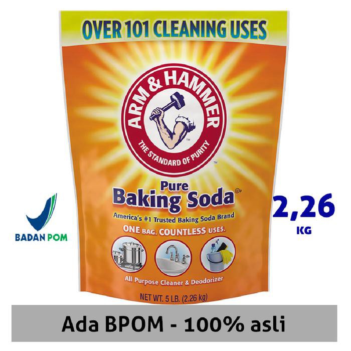 

Baking Soda Asli Merk Arm & Hammer Untuk Laundry 2,267 Kg
