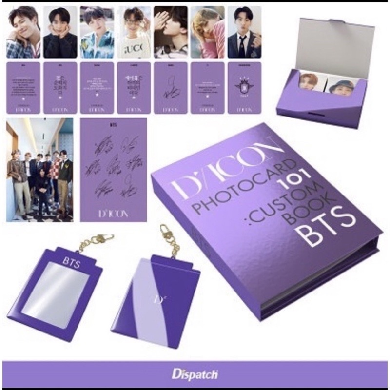 SHARING DICON BTS OFFICIAL BINDER KEYRING TAEZOOM